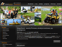 Tablet Screenshot of mega-event.pl